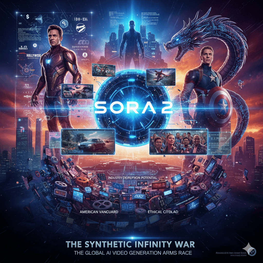 Featured image for: Deep Dive: Sora 2 and the Global AI Video Generation Arms Race: The Synthetic Infinity War