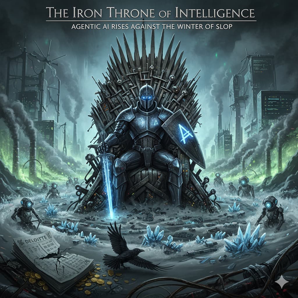 Featured image for: The Iron Throne of Intelligence: Agentic AI Rises Against the Winter of Slop
