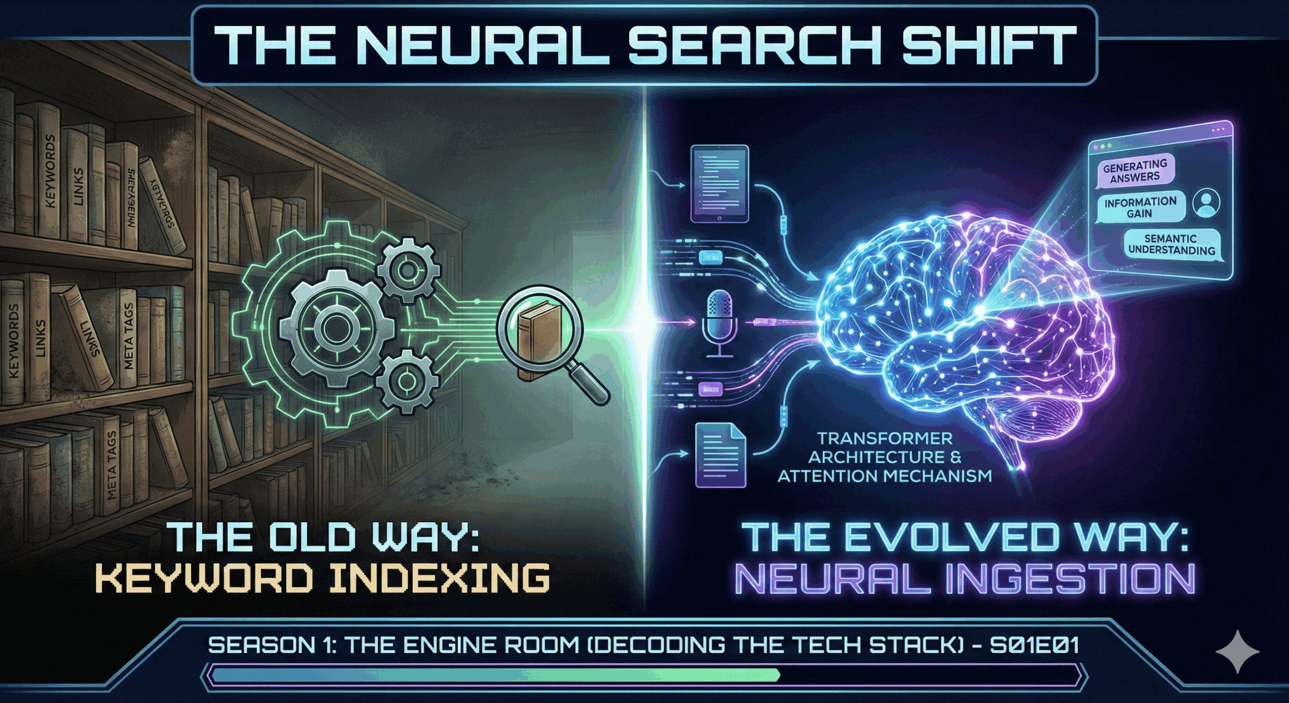 The Neural Search Shift: From Keywords to Context
